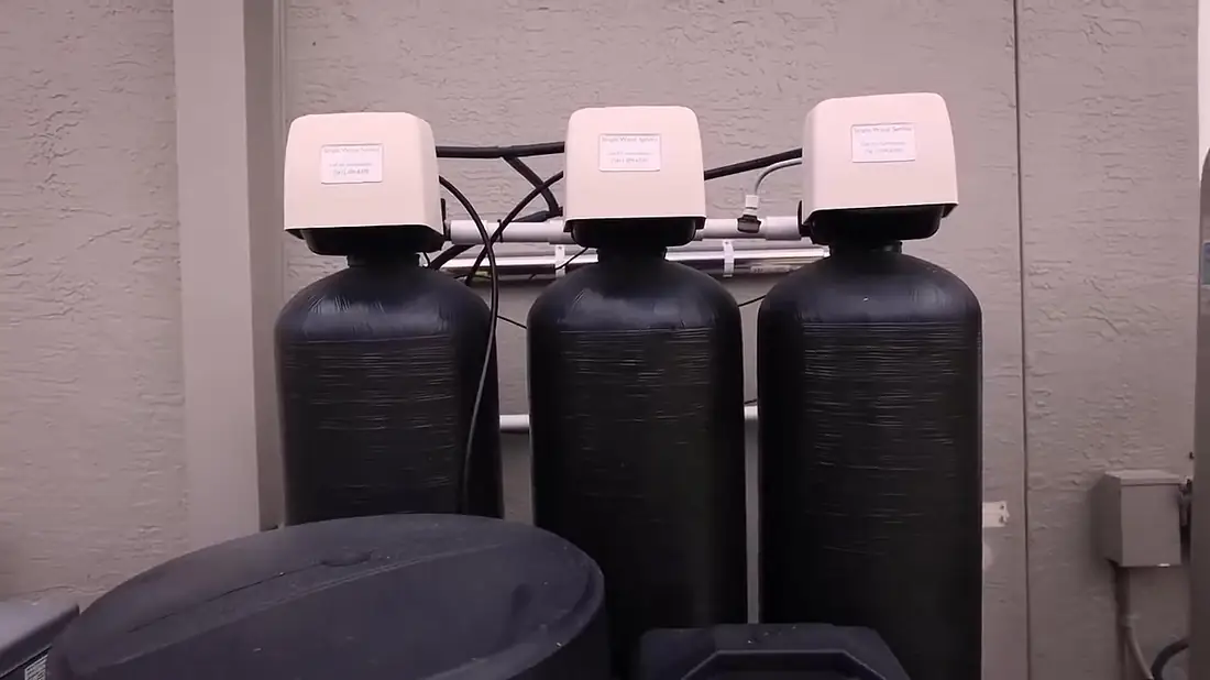 Private-well treatment system example